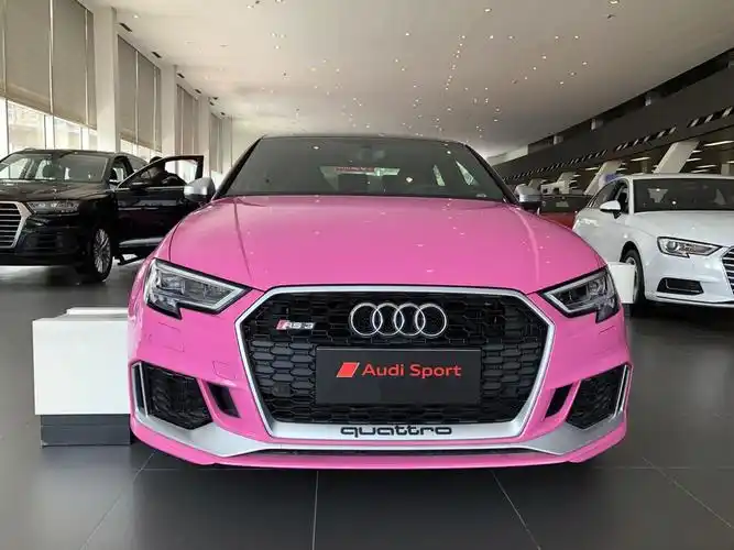 开台粉嘟嘟的rs3也是挺有个性_奥迪rs论坛_手机汽车之家
