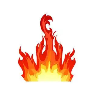 火焰装饰图片飘曳的红色火焰素材卡通火焰免抠图素材火光卡通设计素材