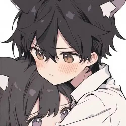 情侣头像丨超甜的一人一半卡通情头