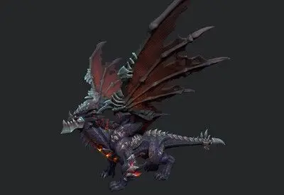 死亡之翼【次世代】魔兽 恶龙 魔龙 盔甲魔龙 dragon