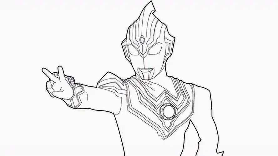 画一个风马奥特曼步骤很简单看完你能学会吗