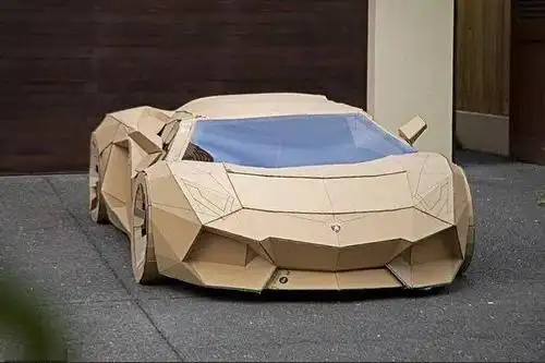 他用纸做了一辆兰博基尼,居然卖了10000美金?