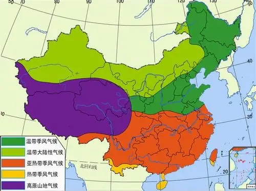 除西双版纳以外中国还有什么地方是热带雨林气候?