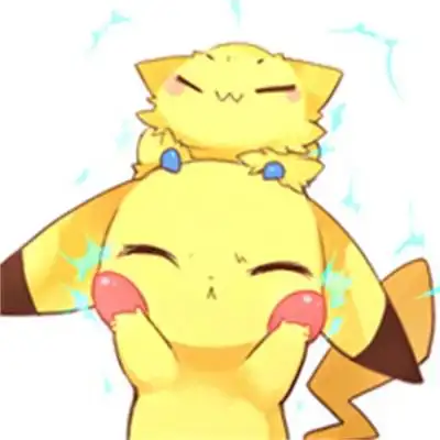 超萌皮卡丘女生头像怀旧卡通高清图片