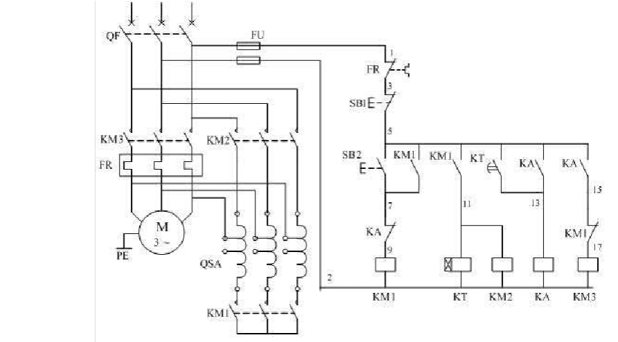 电动机自耦降压启动自动控制电路组图