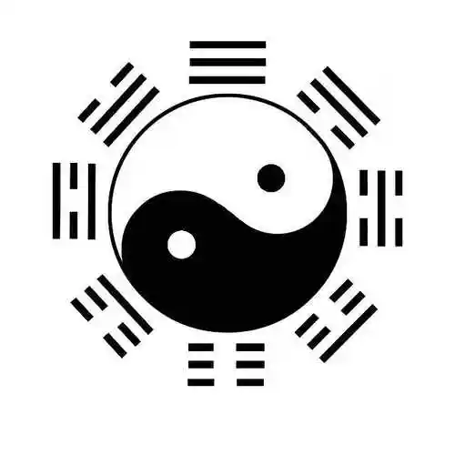 黑白阴阳八卦图片