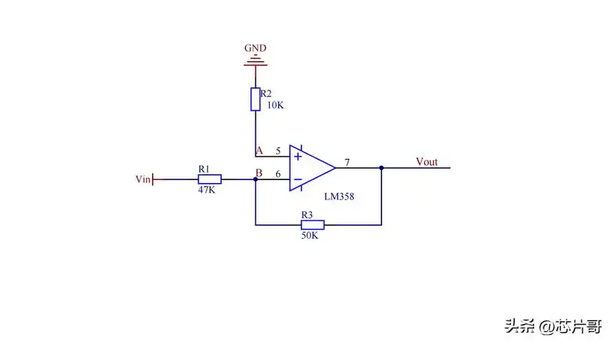 负相比例放大电路按照运算放大器的原理,同样的计算过程,可以计算出