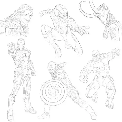 漫威英雄|插画|创作习作|ryufukuyukari - 原创作品 - 站酷 (zcool)