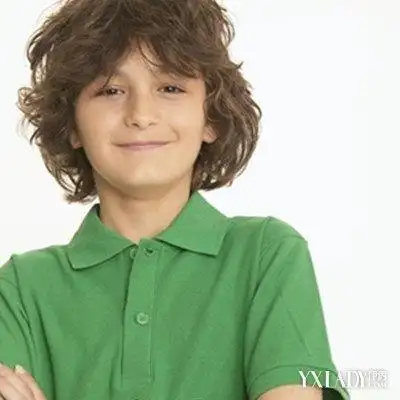 伞形长发,小王子的可爱儿童发型,长长头发修脸效果很强.