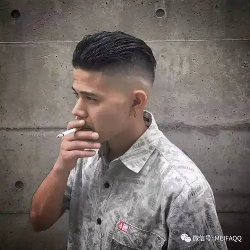 经典复古男士油头背头