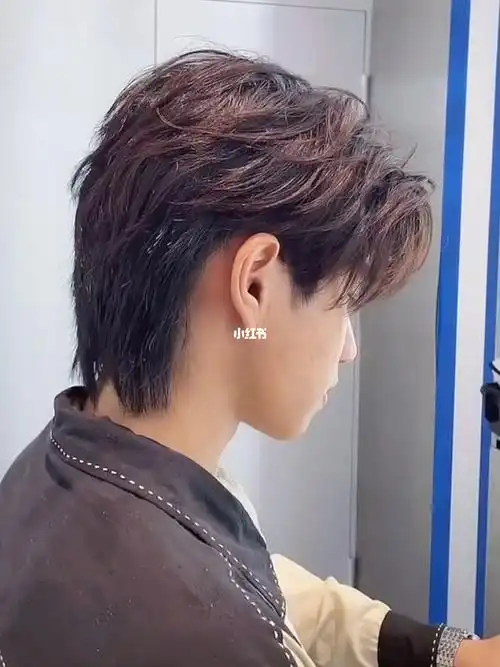 男士狼尾37分潮男养成记男生韩系三七分发