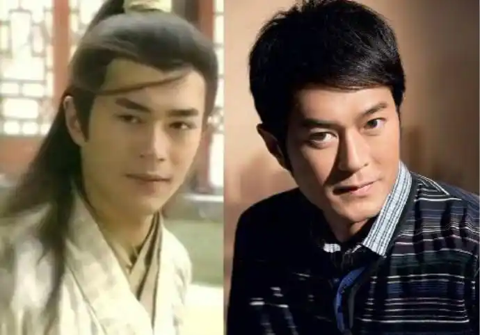 古天乐黑白对比照片