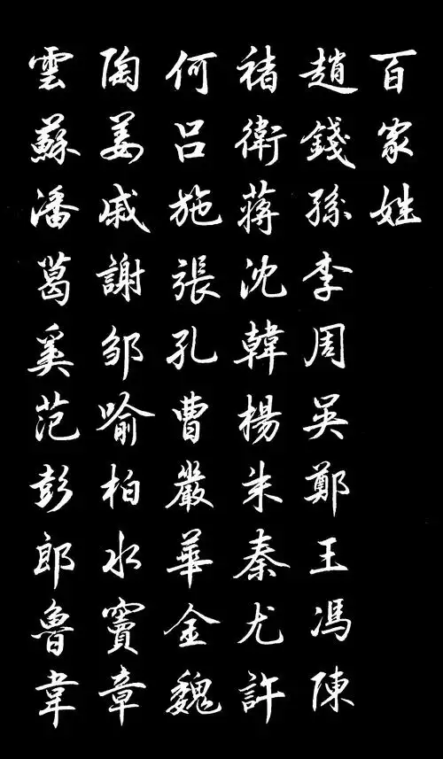 行书《百家姓》太漂亮!慢慢欣赏!