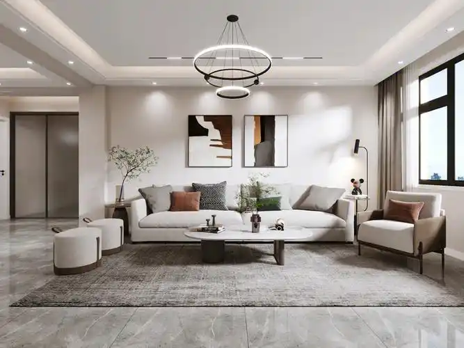 120平现代风格装修效果图#装修设计