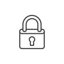 锁头简笔画复古