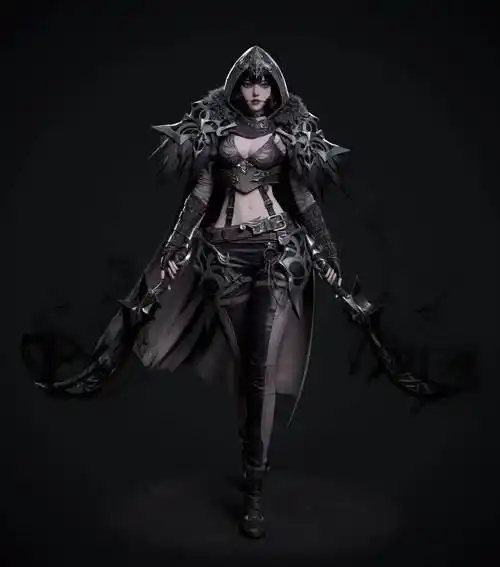 暗黑破坏神4莉莉丝模型公开~细节拉满_角色_hayeon_作品