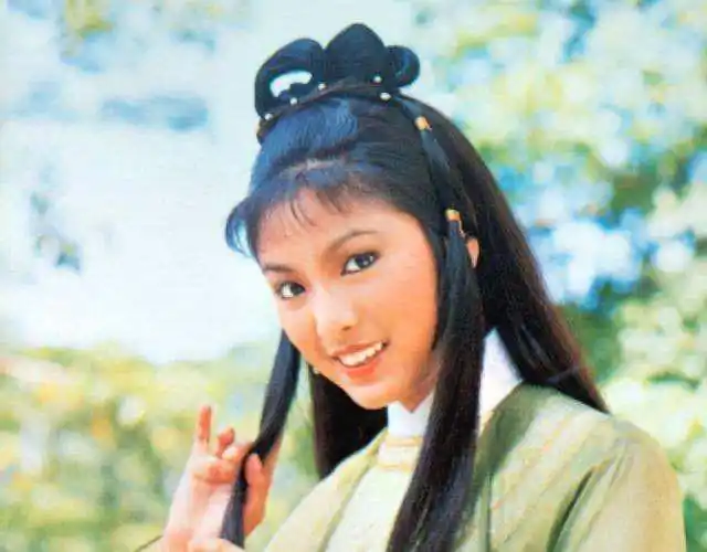 76版本的《神雕侠侣》,从少女时代的黄蓉到中年时代的黄蓉,都是由米雪