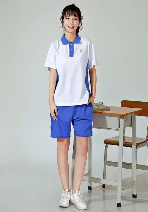 聂庄深圳校服高中深圳校服中学生统一校服夏季男女短袖运动服上衣初中