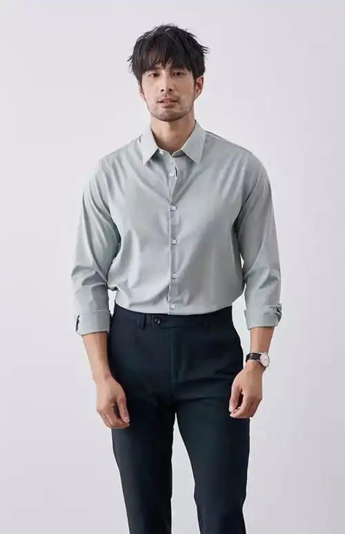 三标齐全,天然调温,四季可穿:英国轻奢品牌 gesamy 男士 桑蚕丝衬衫