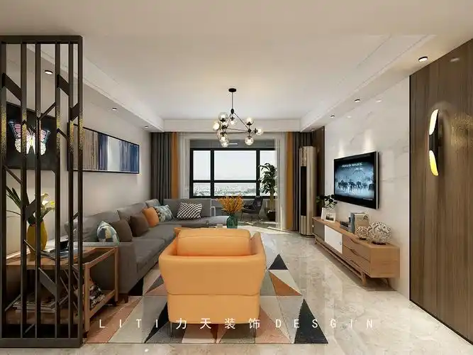 藁城125平米简约风格装修效果图