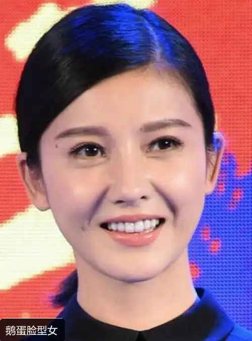 这是鹅蛋脸型! 赞!