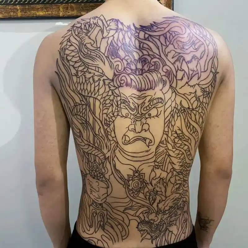 不动明王 #郑州纹身 #满背 #想纹就纹 #作品 - 抖音