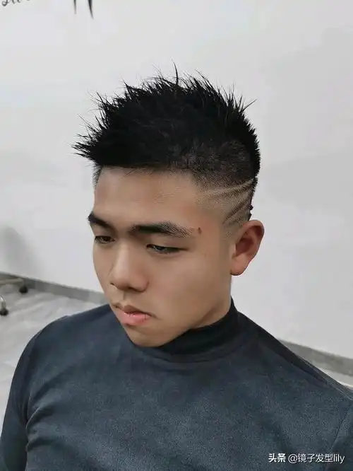 最新男士发型图片大全(新流行男发21款)(10)