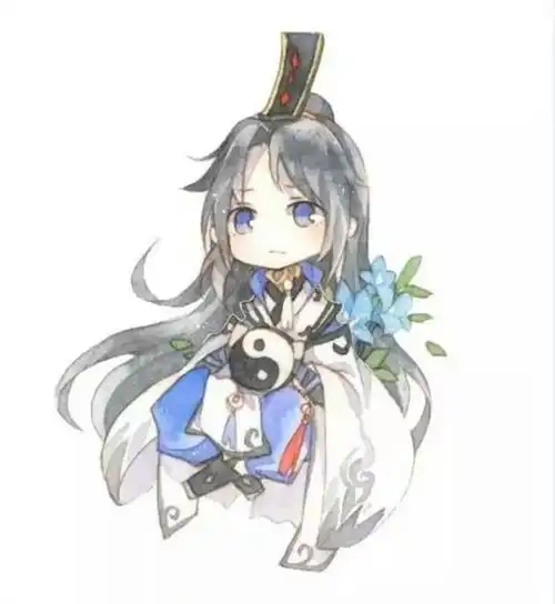 男生头像古风q版二次元