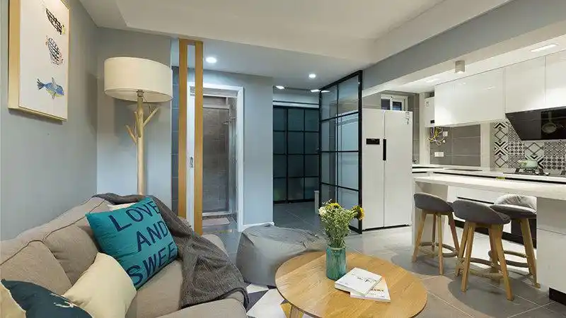 70平两居改成小三室舒适又宽敞