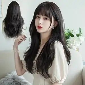 假发女长卷发全头套自然逼真学生微卷大波浪假发套气质网红中长发