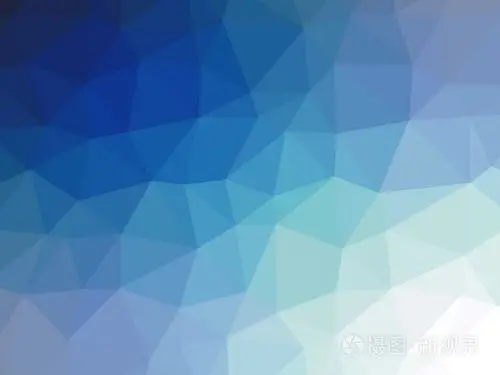 深青色海军蓝色渐变多边形形状背景