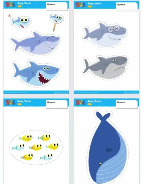 亲子手工!鲨鱼头饰教程