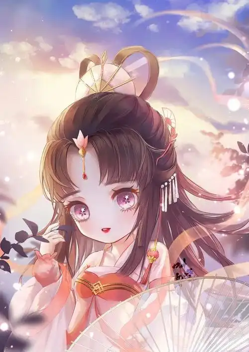 古风可爱俏皮头像 橙池未蓝crystal