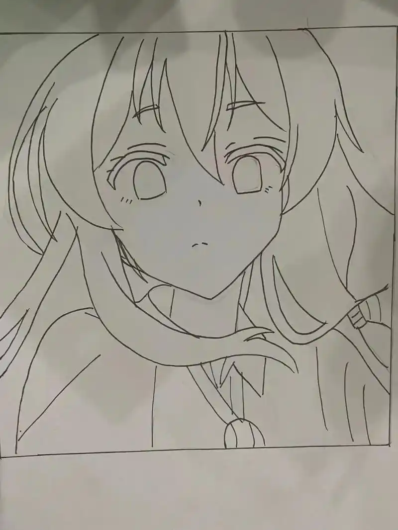 马克笔手绘.#画画 #二次元 #绘画过程 #动漫 @抖音小助 - 抖音