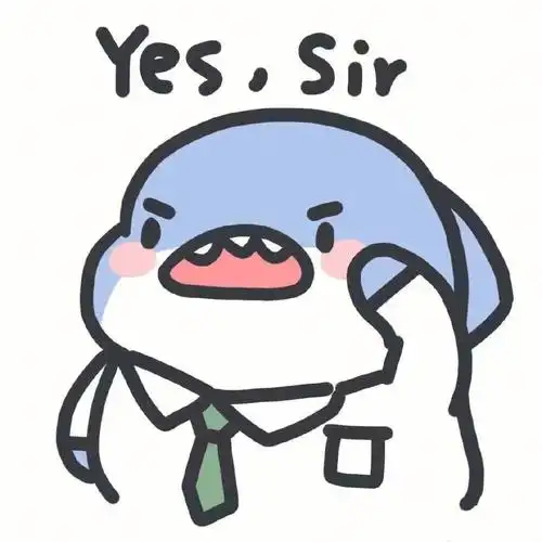 可爱的小鲨鱼头像#头像  #小鲨鱼