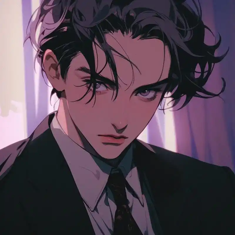 西装男头—旧漫头像.一定要看完,一张比一张帅.女生出了好几期 - 抖音