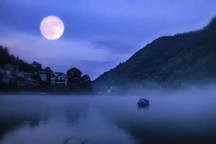 衢州乌溪江景色 烟雨江南