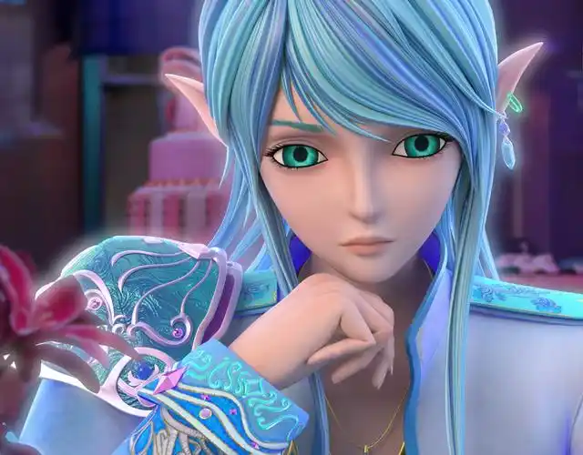 《精灵梦叶罗丽》男角色中的颜值担当,水王子盛装打扮,帅到极致