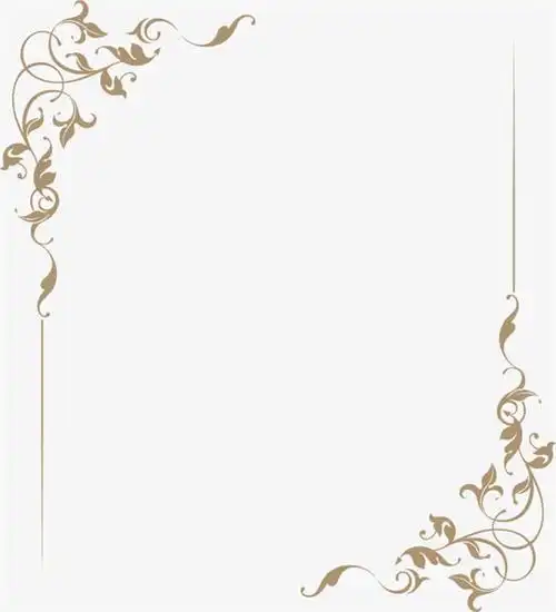 优雅欧式花纹边框