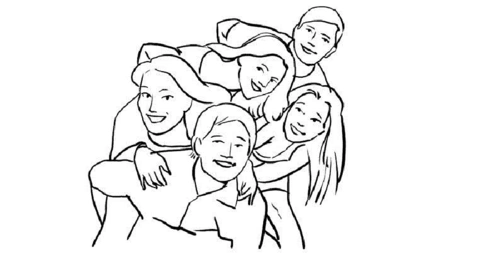 冷技巧:图解21个团体照拍摄姿势