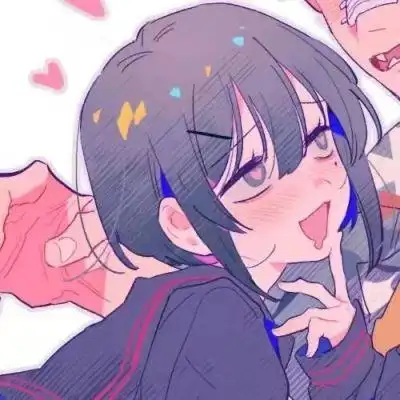 个性好看的qq情侣手绘头像一男一女