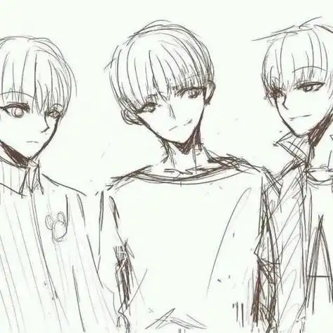 三小只卡通绘画简笔画怎么画