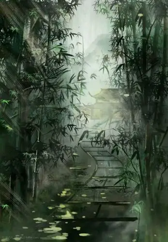 幽幽竹林(古风壁纸)