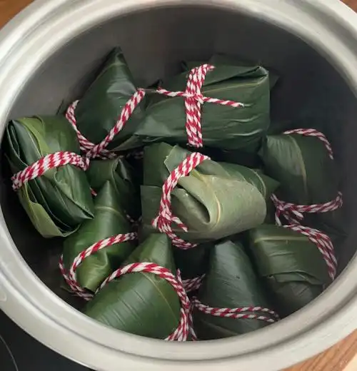 端午节包粽子啦