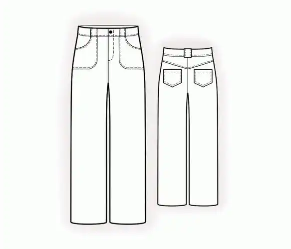 6款女士时装的效果图 款式图 uv贴图