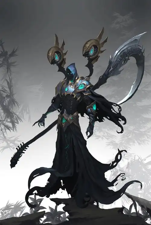 死神|插画|游戏原画|魔主主主_原创作品-站酷zcool