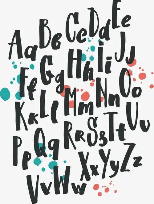 手写英文艺术字