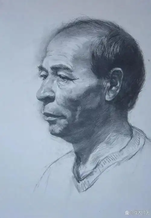 人物肖像素描画就这么画,你也可学得很好!