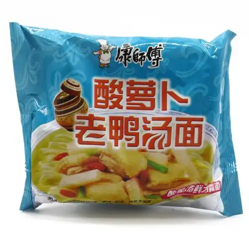 24袋整箱康师傅萝卜老鸭汤面方便面速食泡面促销方便面