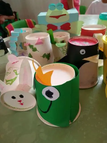 创意纸杯手工制作图片,用纸杯做可爱的小动物.